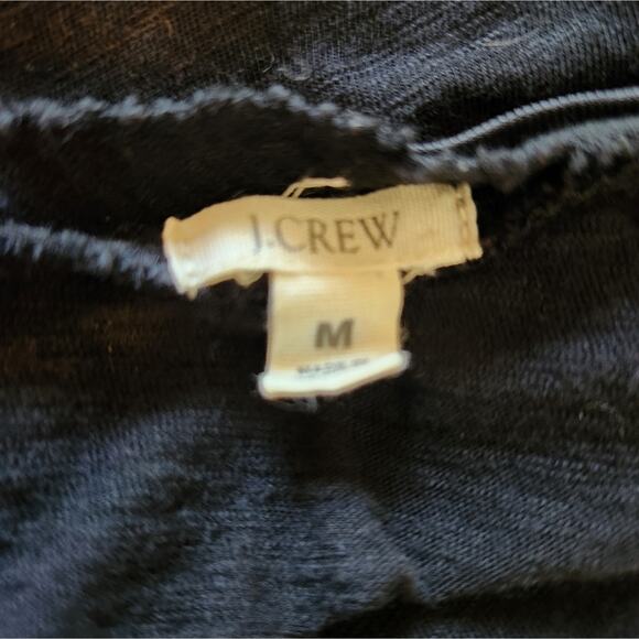 J. CREW Slub knit ruched bib Henley tee Medium - Picture 5 of 5